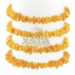 Chips natural amber bracelet